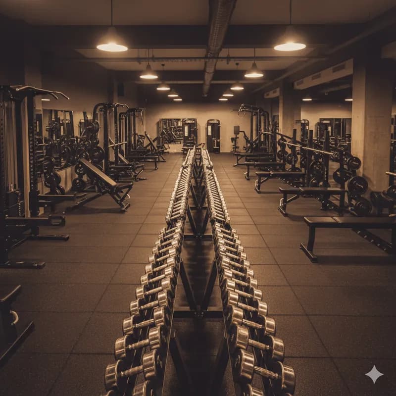 Espaço de treino do Popei Gym