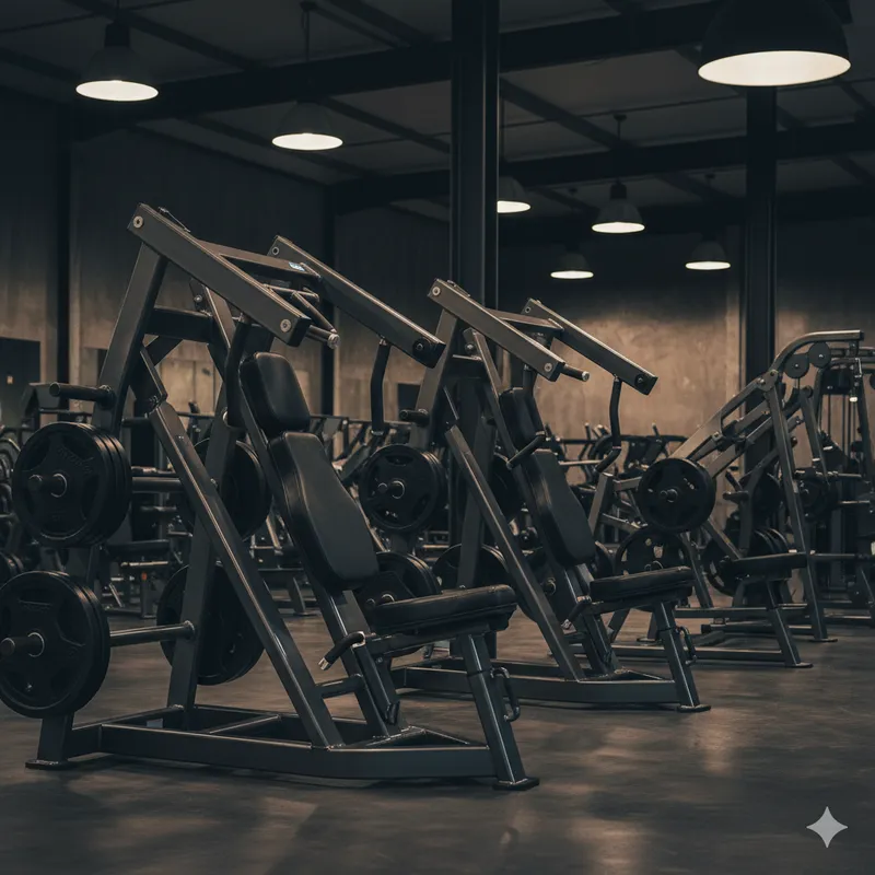 Discos de ferro e halteres