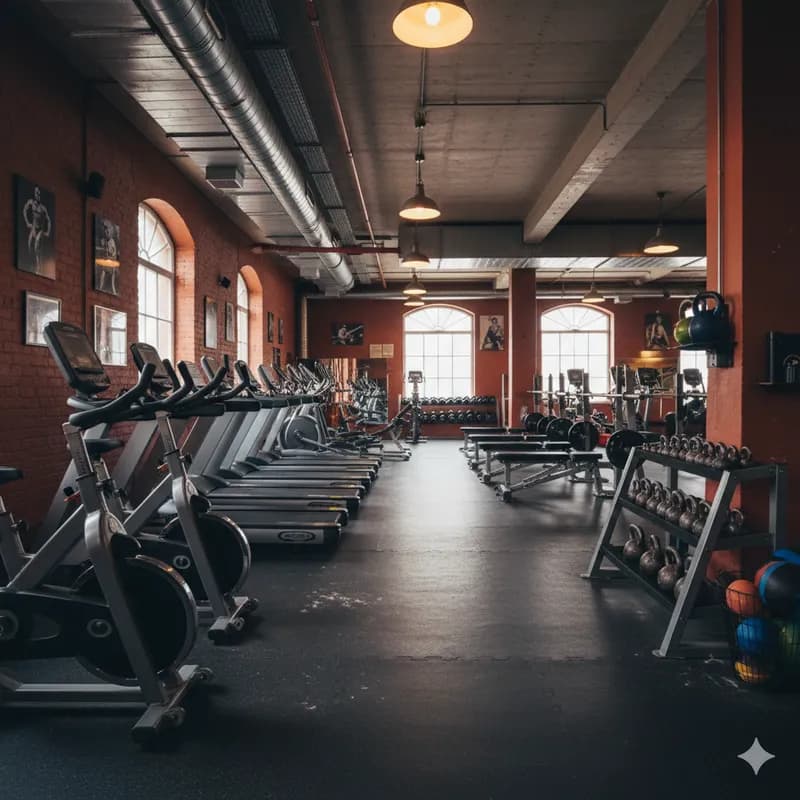 Zona de cardio e condicionamento